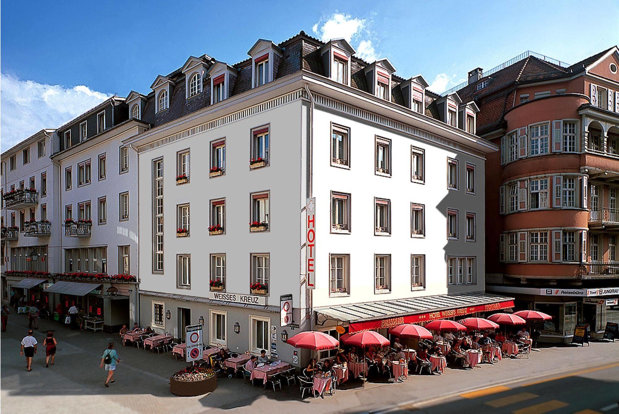 Hotel Weisses Kreuz Interlaken Exteriör bild
